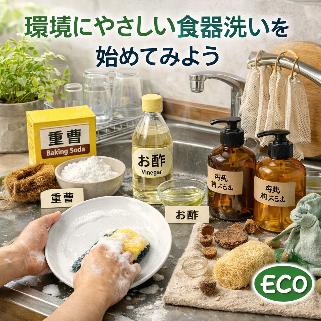 環境にやさしい食器洗いを始めてみよう