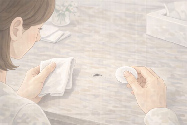 机の油性ペン汚れは「素材確認→少しずつ試す」が基本