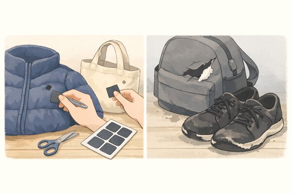 100均ナイロン補修シートが向くケース・向かないケース