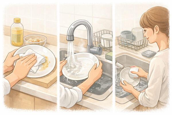 まずやりたいこと|洗剤がなくてもできる基本の流れ