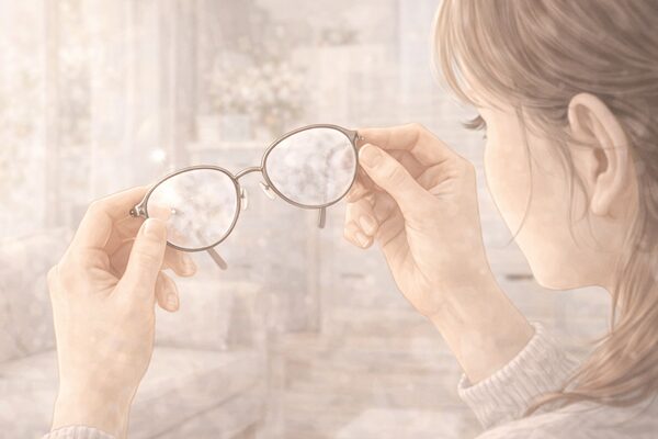 メガネが白っぽくなるのはなぜ？汚れを防ぐお手入れとNG習慣をやさしく解説