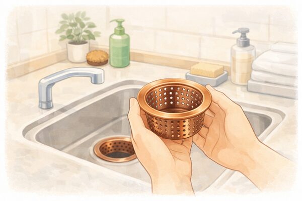 銅製ゴミ受けのメリット