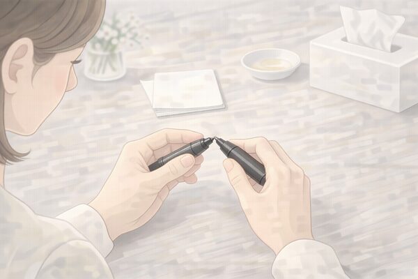 油性ペンが書けないときの対処法｜原因の見分け方と応急処置の注意点