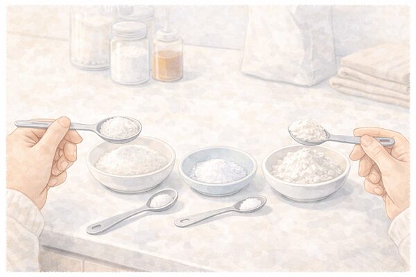 大さじ・小さじで代用する方法