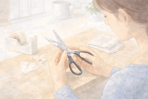 ハサミがベタベタするときの取り方｜切れにくい原因とお手入れ方法を解説