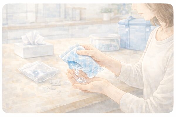 保冷剤の中身が出たときはどうする？片付け方と注意点をやさしく解説