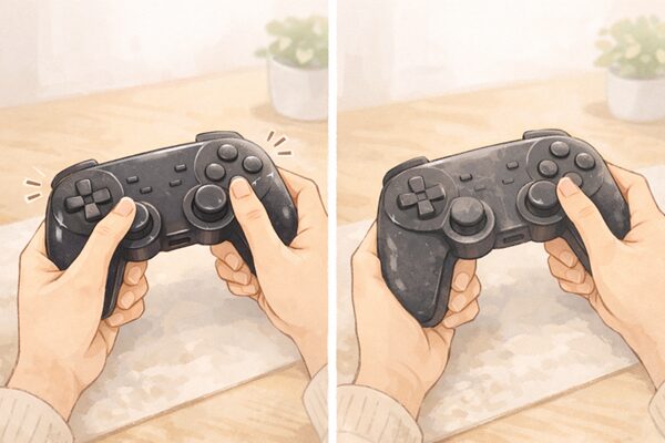 ゲームコントローラーがベタベタする主な原因