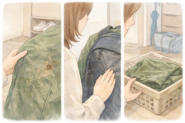 カッパが水をはじかなくなる主な原因