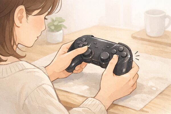 ゲームコントローラーがベタベタするときはどうする？原因とやさしく試せる対処法を解説