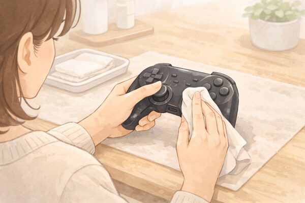 まず試したい｜ゲームコントローラーがベタベタするときのやさしい対処法