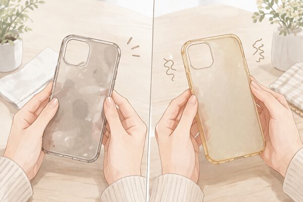 スマホケースがベタベタする主な原因