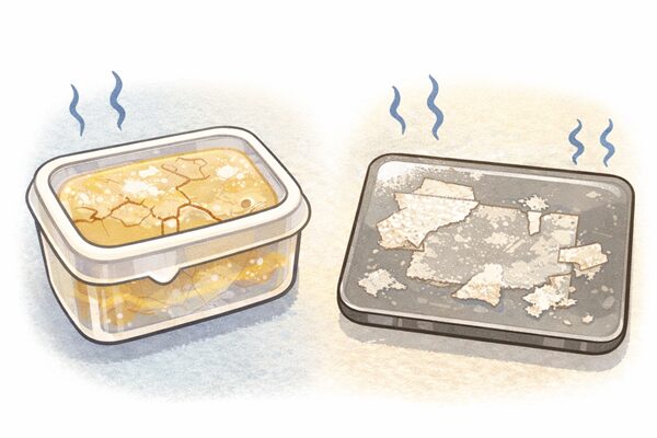 プラスチックのベタベタはやさしい方法から順番に試そう